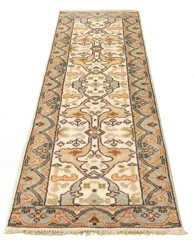2'8" x 7'11" Vintage Hand-knotted Runner Rug Traditional Oriental Wool Carpet gallery