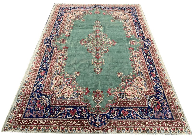Amazing Hand Knotted Vintage Qirmoun Wool Area Rug 12 x 8 Ft (1284 GER-3) gallery
