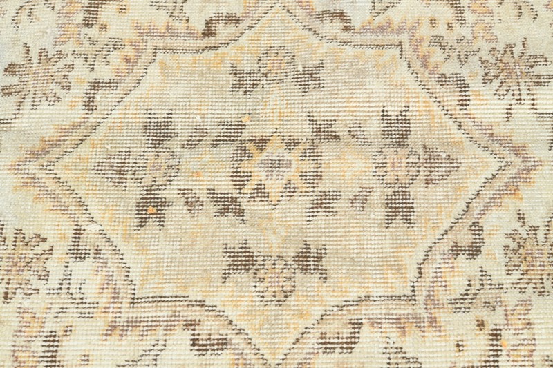 6x10 Turkish Antique Large Wool Rug Hand-Knotted Neutral Vintage Oushak Rug,193 gallery