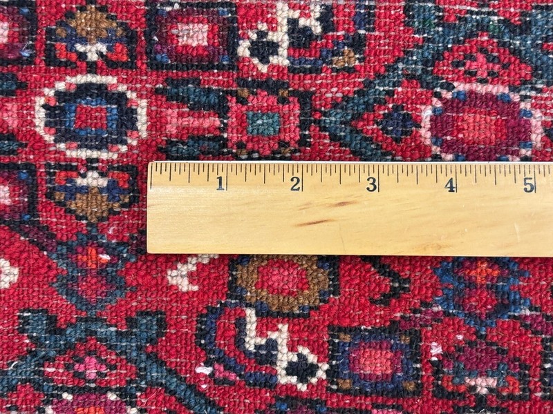 3x14 Hand Knotted Wool Runner Rug Hamedan Tribal Oriental Hallway Carpet Red gallery