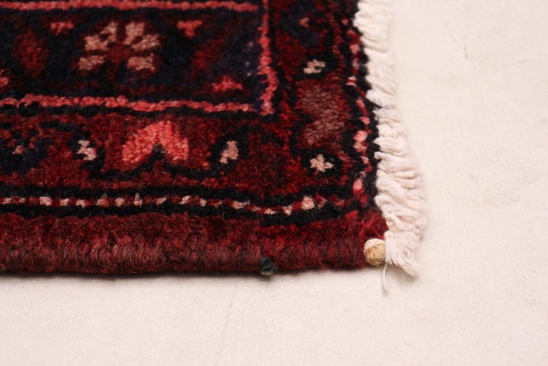 3'3" x 9'10" Vintage Hand-knotted Runner Rug Traditional Oriental Wool Carpet gallery
