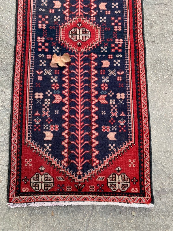 1'11'' x 4'7'' Vintage Natural Rug Village Rug Handmade Rug.SKU:P260 gallery