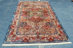 MINT AUTHENTIC AMERICAN KARASTAN MULTICOLORED RUG 5’9″X9′ KIRMAN PANEL #900/903