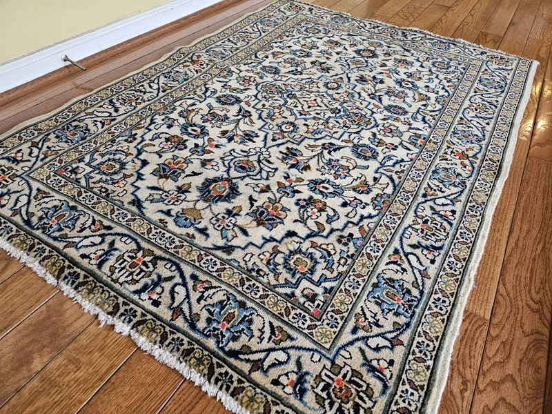 3.3 x 4.7 VINTAGE FINE USHAK RUG CAUCASIAN ANTIQUE SERAPI HERIZ KAZAK gallery