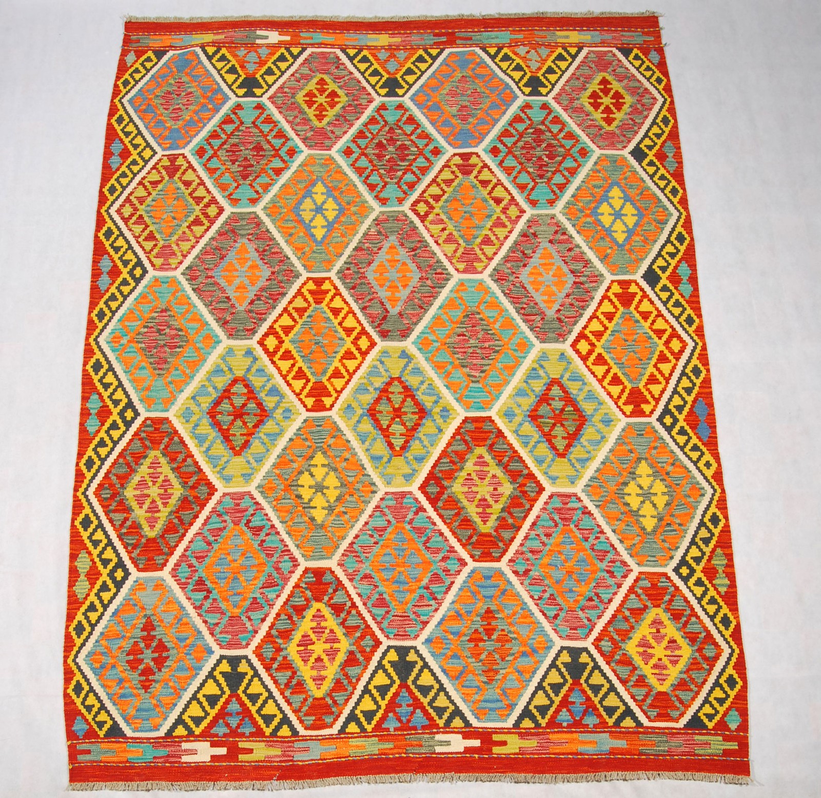 Kilim Kaudani Lana Hand Made In Afganistan 246x186 CM (Galleriafarah1970) gallery
