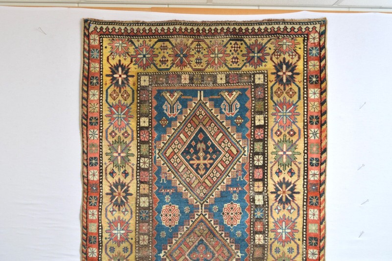 WONDERFUL 1870’S ANTIQUE CAUCASIAN TALISH RUG ***WWS*** Kazak Shirvan gallery