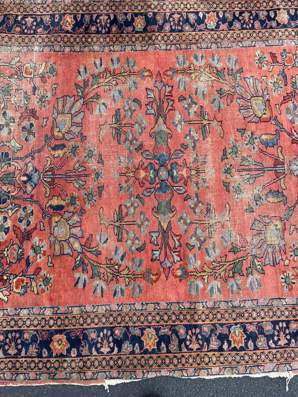 Hand Knotted Antique Oriental Asian Turkish Boho Décor Distressed Wool Rug gallery