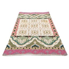 Vintage French Aubusson Style Area Rug Handmade Chain Stitch Wool Carpet 2×3 ft