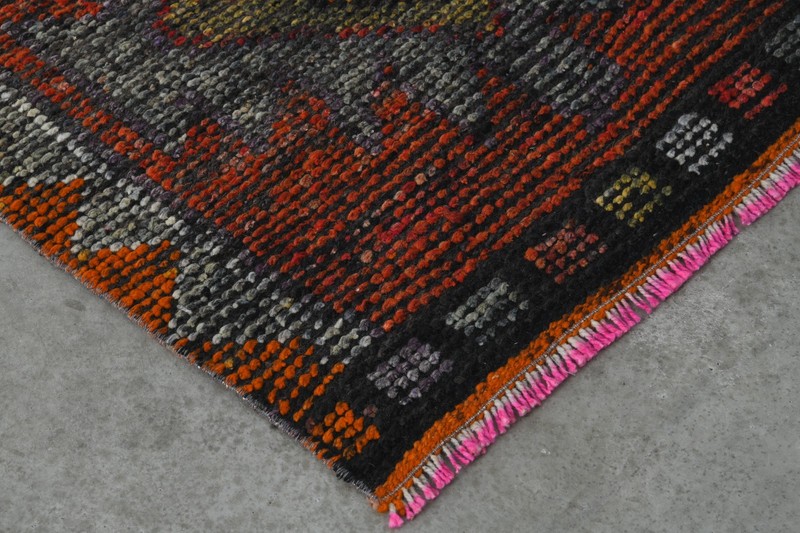 3x9 runner rug handmade vintage turkish rug runner oushak oriental carpet,300 gallery