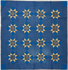 8X8 Antique American Quilts Wool Area Rug 1900