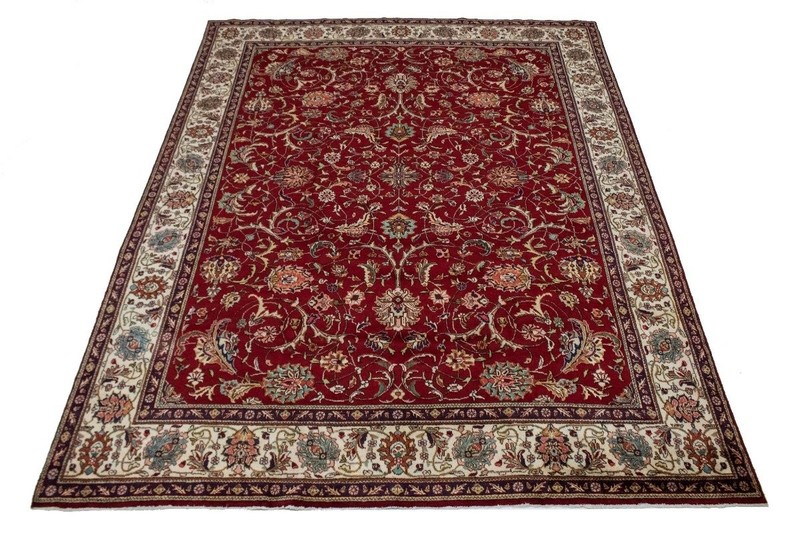 Vintage Handmade Wool Oriental Rug Classic Floral Design Home Decor 10x13 ft gallery