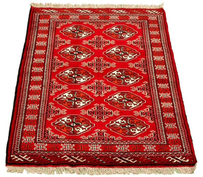 Vintage Hand-Knotted Area Rug 3'5" x 5'0" Traditional Wool Carpet gallery