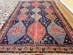 4.4×6.7 ANTIQUE VEG DYE SERAPI TURKISH VINTAGE KAZAK SHIRVAN Hand Knotted