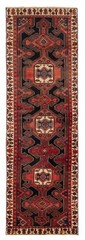 Vintage Hand-knotted Runner Rug 2’10” x 9’6″ Traditional Oriental Wool Carpet