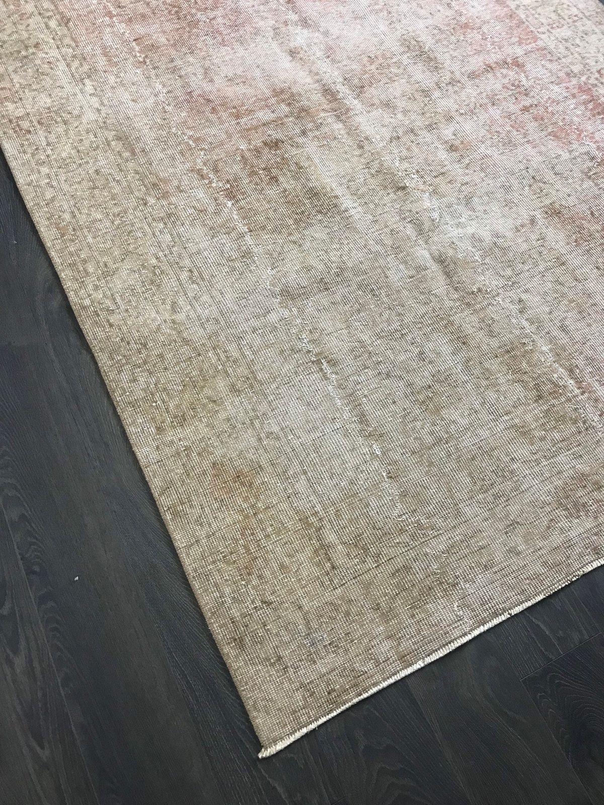 5.1x8.7 Large Vintage Turkish Oushak Muted Rug gallery