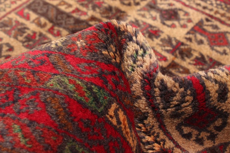 Vintage Hand-Knotted Area Rug 2'11" x 4'8" Traditional Oriental Wool Carpet gallery