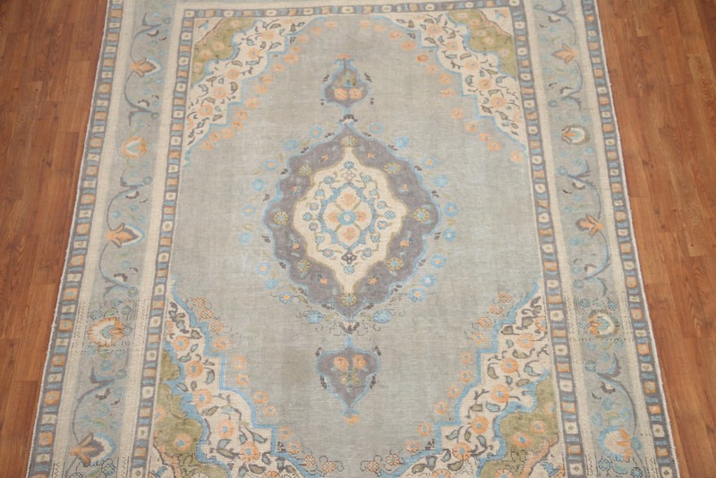 Handmade Over-Dyed Wool Area Rug 7x9 Ft Traditional Oriental Living Room Rug gallery