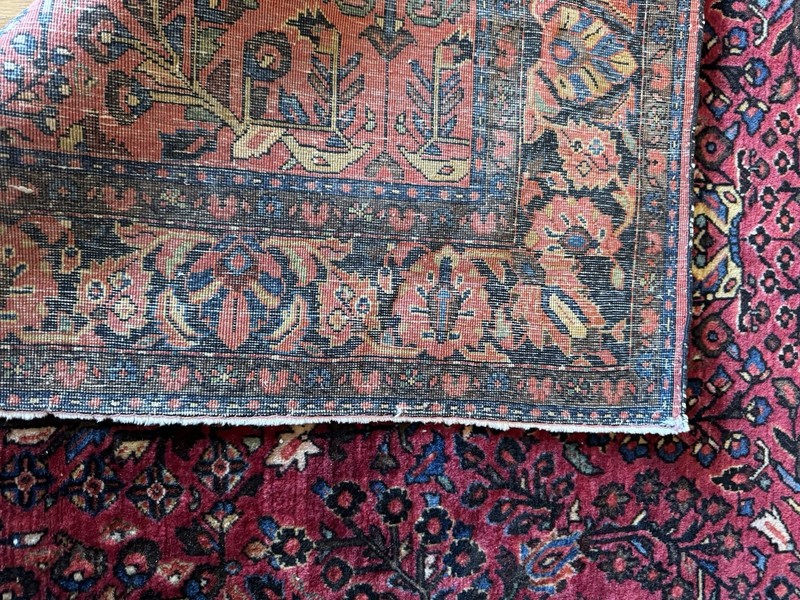 Unbelievably High Quality Velvety Antique Sarouk C.1920 Mint Condition 6’6x4’4 gallery