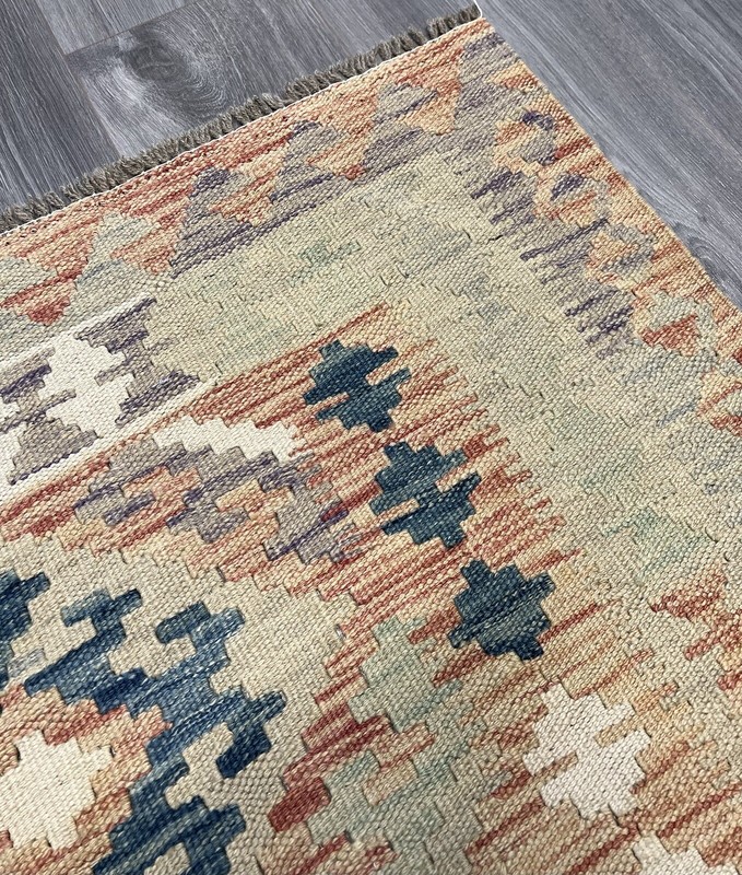 Vintage Kilim Traditional Hand Made Oriental Wool Kilim 5ftx3.2ft 150cmx102cm gallery