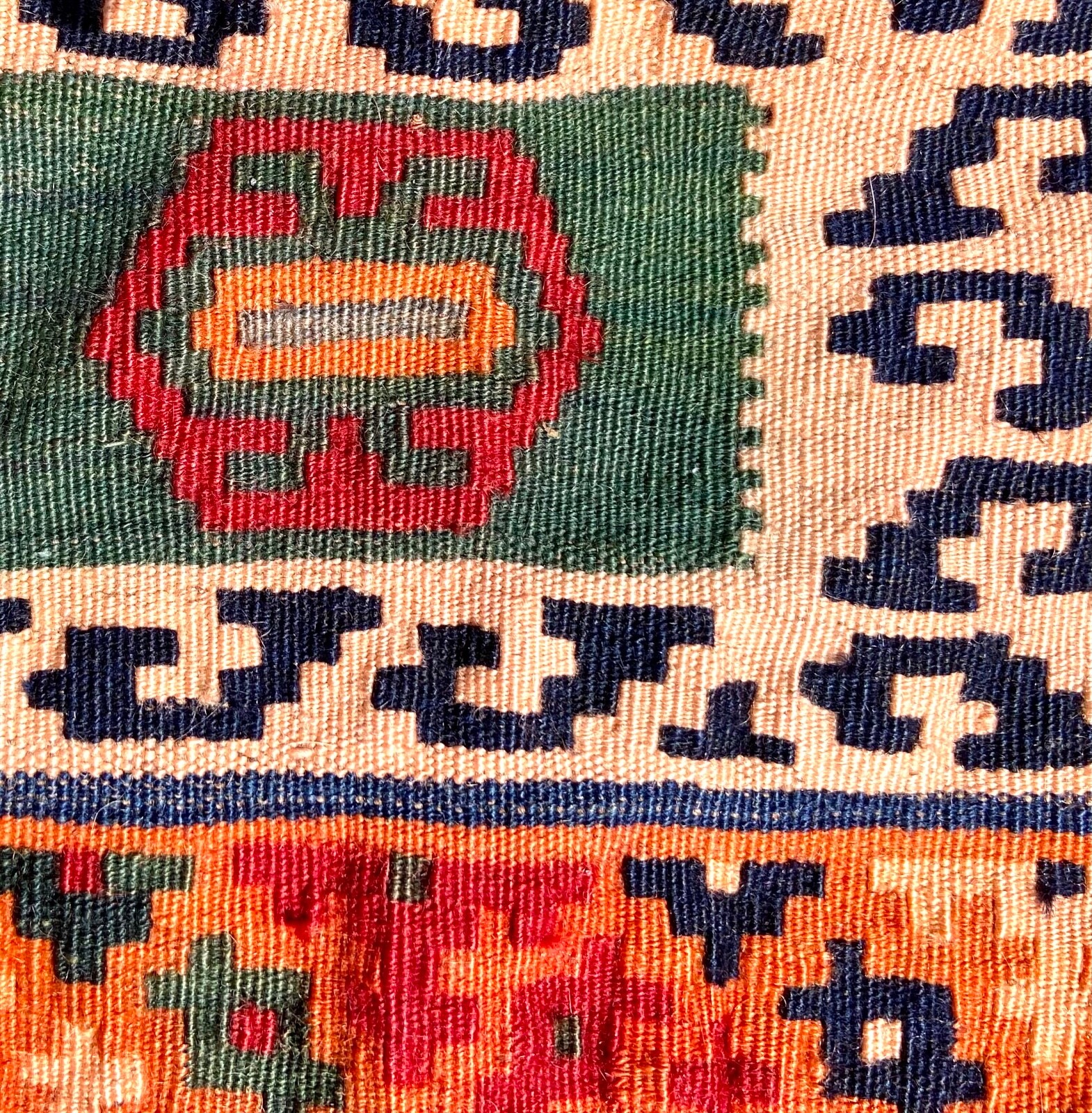 LARGE SHIRVAN ,GASHGAI, ORIENTAL KELIM gallery