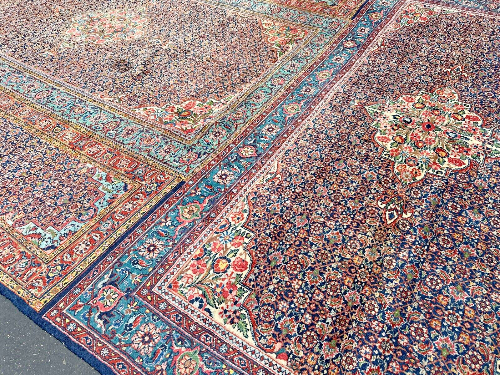 Auth: Antique Tabrize RARE Triclinium UNIQUE Organic Wool Beauty 10x14 NR gallery
