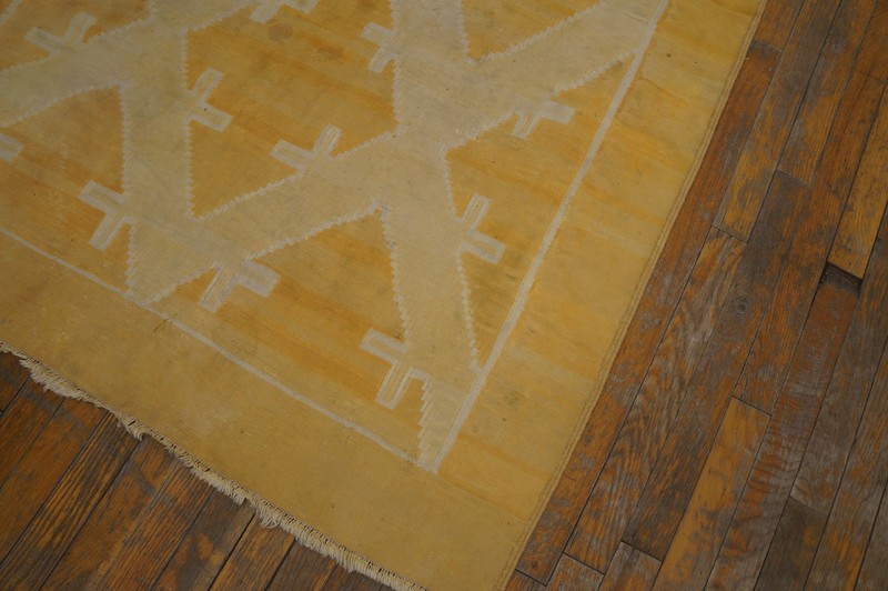 4X6 Antique Indian Dhurries Wool Area Rug 1940 gallery