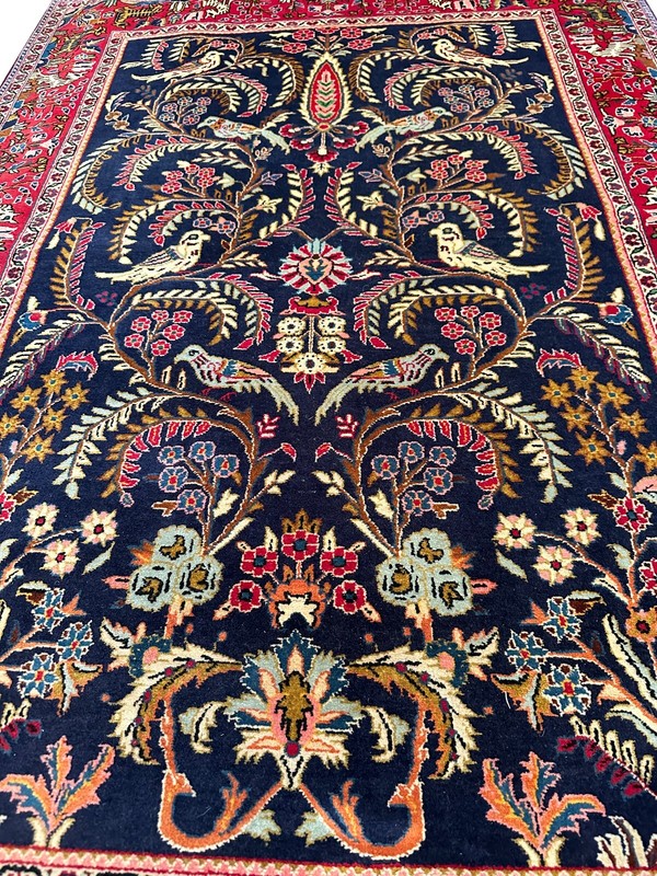4x6 Antique Traditional Oriental Handmade Tree of Life Area Rug 117cm x 170cm gallery