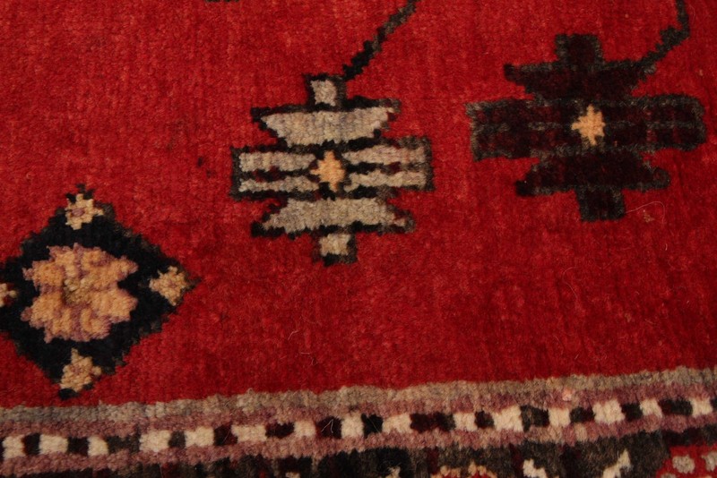 Vintage 4'11" x 7'5" Traditional Hand Knotted Vegetable Dye Wool Area Rug gallery