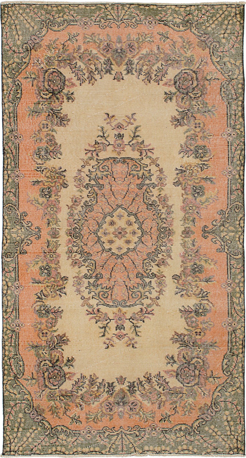 Traditional Vintage Hand-Knotted Area Rug 3'8" x 6'9" Oriental Wool Carpet gallery
