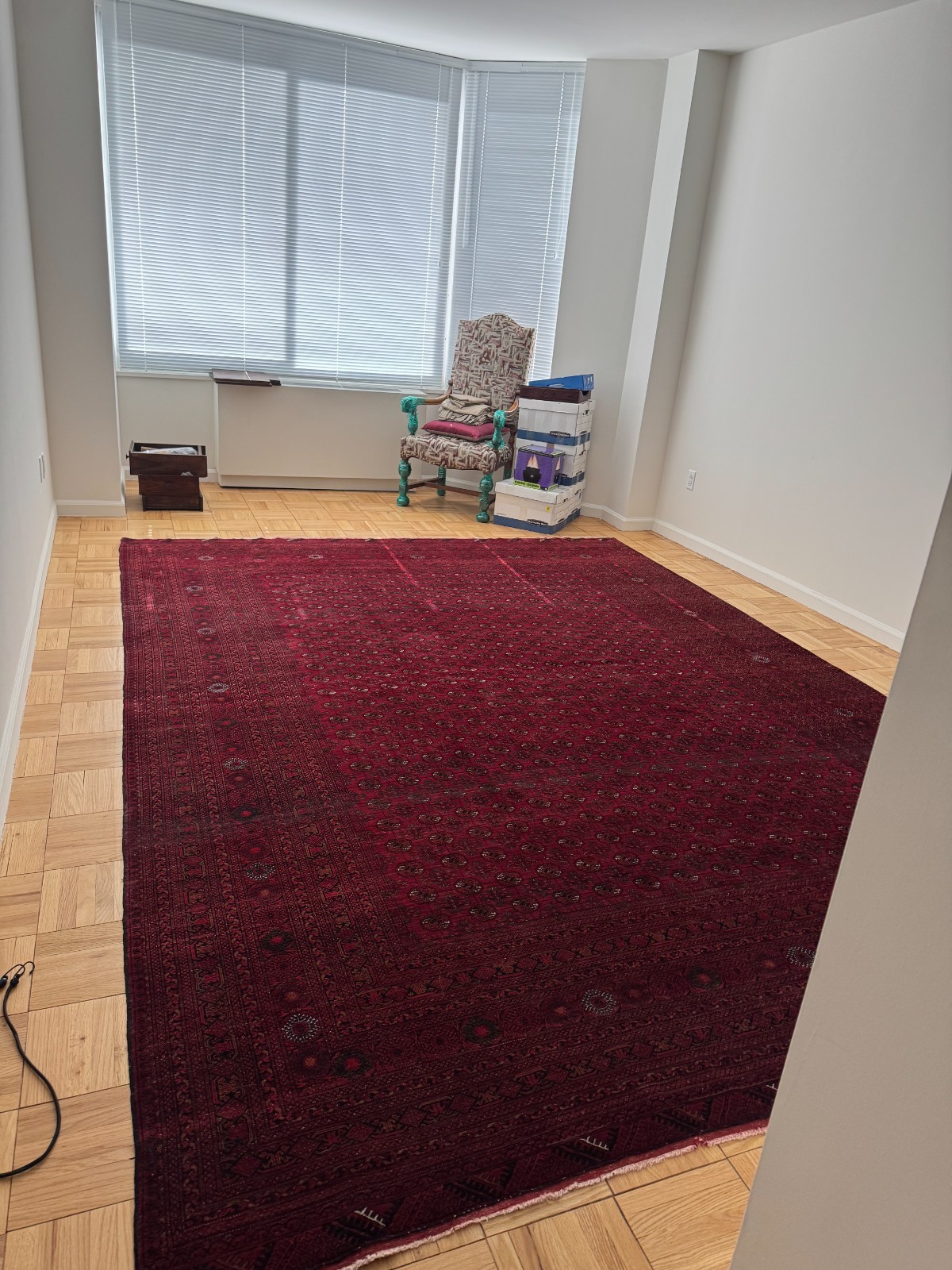 Vintage Afghan Turkmen Carpet gallery