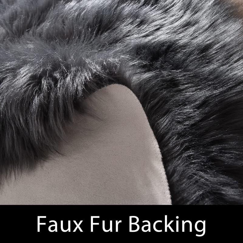 Latepis 5x8 Dark Grey Area Rug for Sofa Floor Bedroom Rugs Living Room Rugs F... gallery