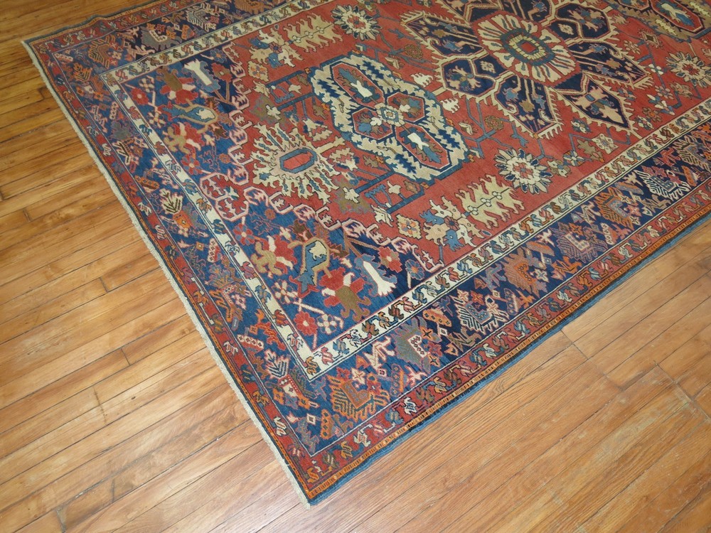 Antique Gallery Heriz Serapi Karajeh Rug 6'4''x15'8''