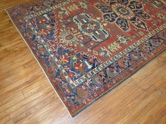 Antique Gallery Heriz Serapi Karajeh Rug 6’4”x15’8”