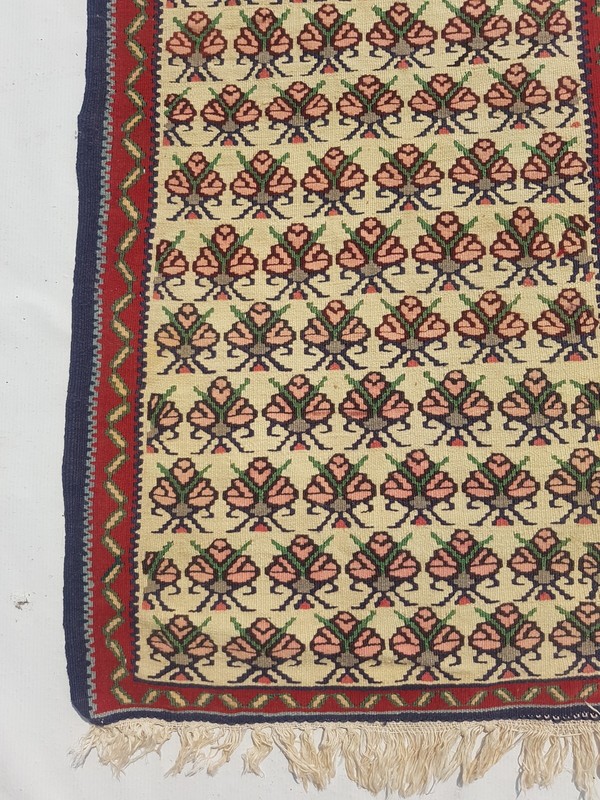 Vintage Traditional Handcrafted Turkish Kilim Rug for Home Décor 105x59 cm gallery