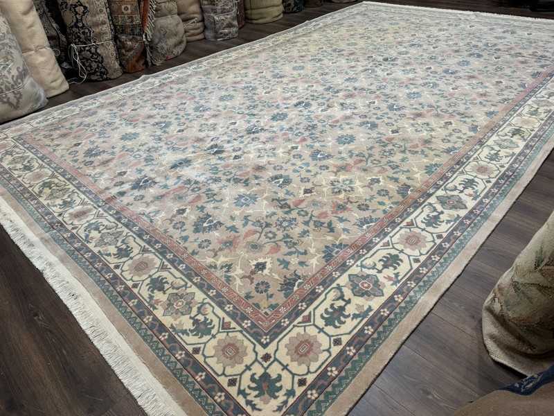 Palace Size Wool Rug 10x18 Sino Per'sian Kirman Oversized Handmade Carpet gallery