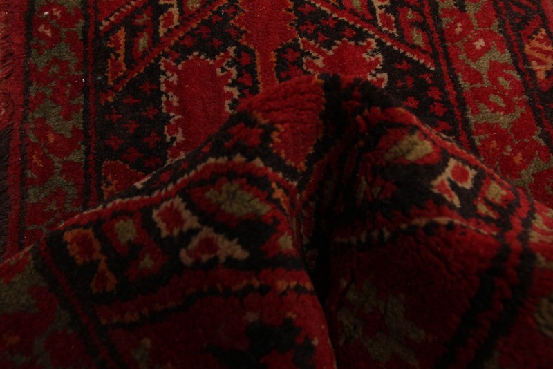 Vintage Hand-knotted Runner Rug 1'3" x 5'5" Traditional Oriental Wool Carpet gallery
