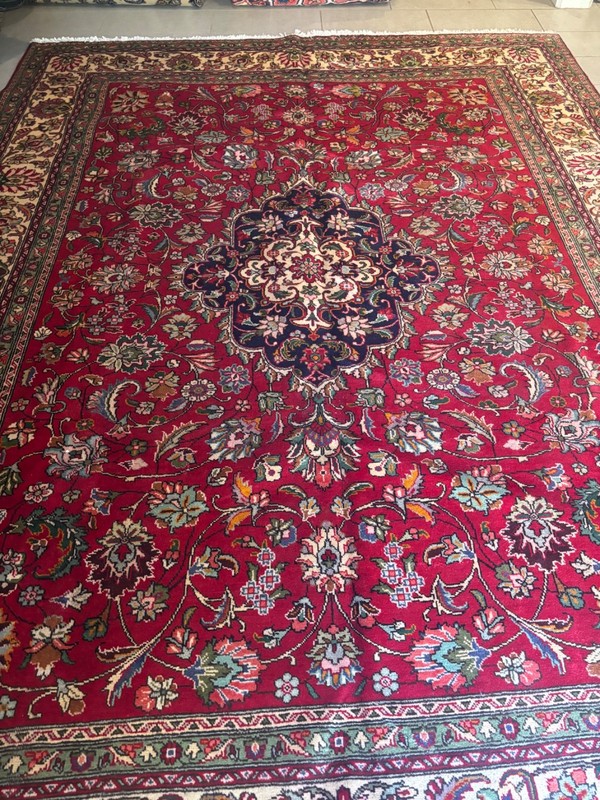SIMI ANTIQUE. HAND MADE. 12X10. EXCELLENT CONDITION. FULL PILE.TAB.RIZ gallery