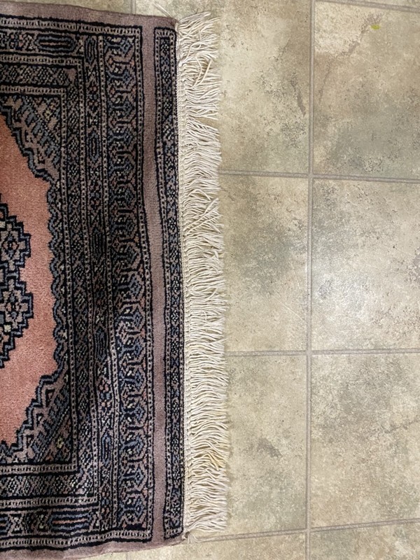Vintage Afghan Hand-Knotted Rug 63"x25" – Tribal Baluchi/Turkoman gallery