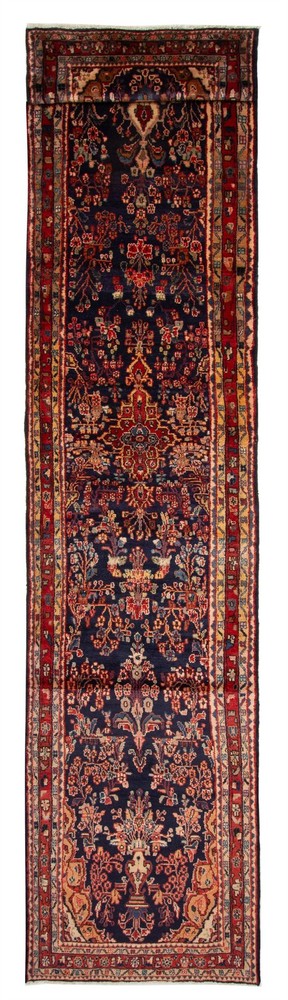 3'0" x 16'7" Vintage Hand-knotted Runner Rug Traditional Oriental Wool Carpet