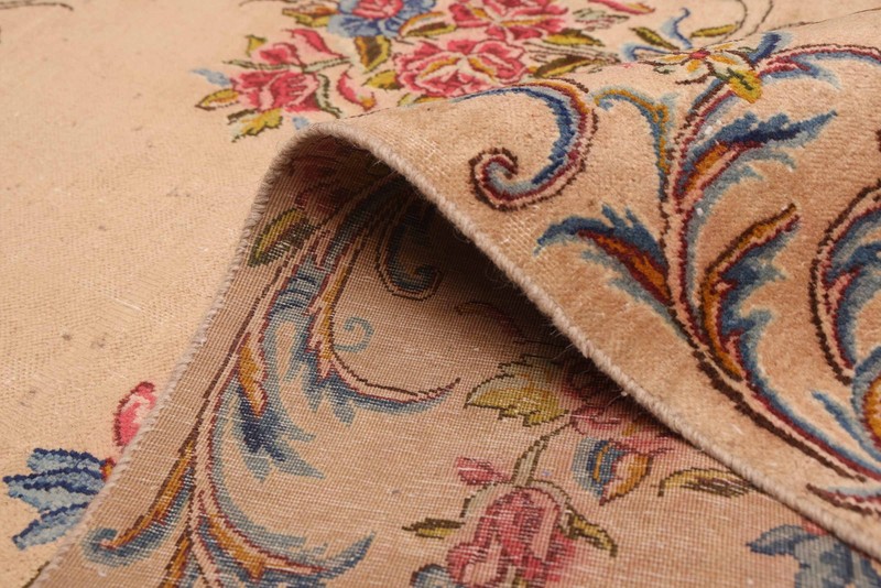 Vintage Hand-Knotted Area Rug 9'8" x 12'6" Traditional Oriental Wool Carpet gallery