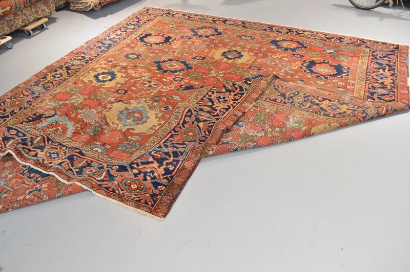ANTIQUE SERAPI HERIZ REGION ALL OVER RUG CIRCA 1880-1890 PERIOD gallery