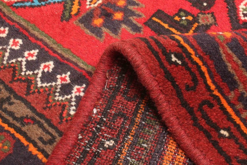 Vintage Hand-Knotted Area Rug 4'2" x 6'9" Traditional Oriental Wool Carpet gallery