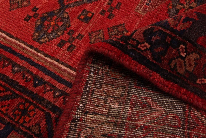 Vintage Hand-knotted Runner Rug 3'8" x 10'8" Traditional Oriental Wool Carpet gallery