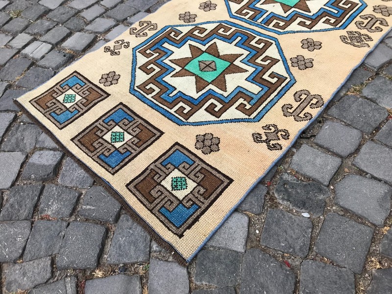 Handmade Rug Turkish Area Rug Vintage Rug Oushak Rug Antique Rug Bohemian Rug gallery
