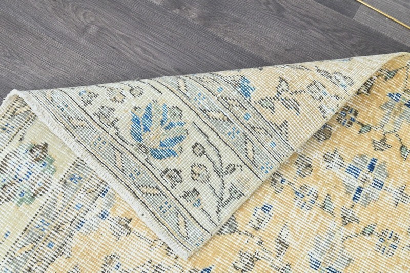 Vintage Turkish Runner Rug 3x10ft ORANGE Handmade Anatolian Oushak Hallway Wool gallery