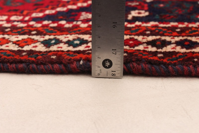 Vintage 4'1" x 5'10" Traditional Hand Knotted Vegetable Dye Wool Area Rug gallery