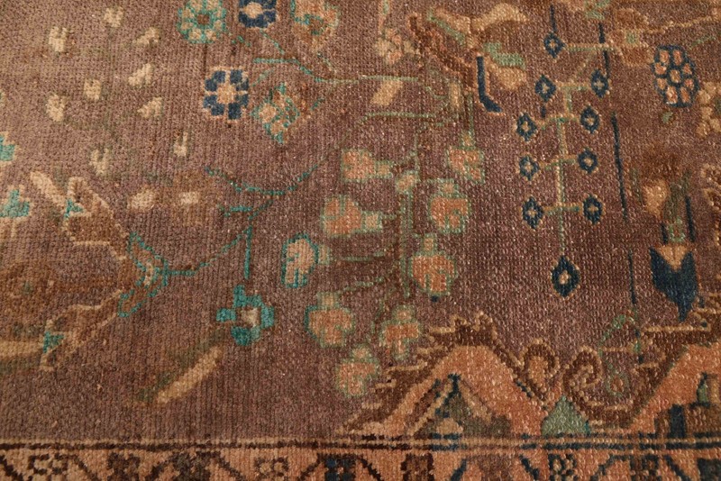 Vintage Hand-knotted Runner Rug 3'4" x 13'0" Traditional Oriental Wool Carpet gallery