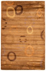 Vintage Hand-Knotted Area Rug 3’8″ x 5’10” Traditional Oriental Wool Carpet