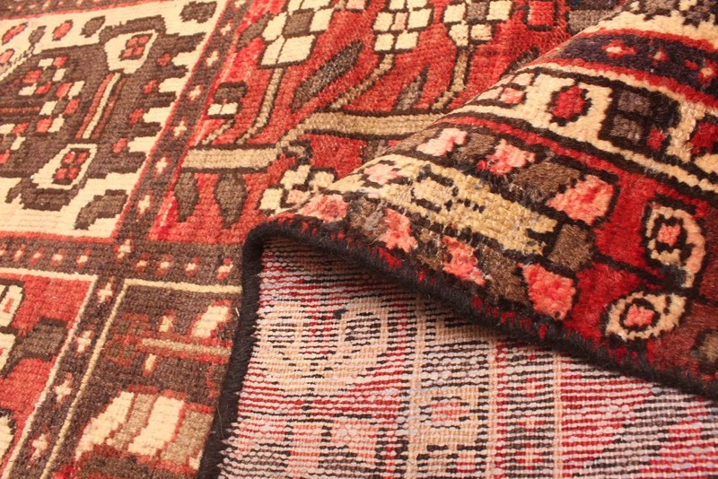 Traditional Vintage Hand-Knotted Area Rug 4'2" x 6'5" Oriental Wool Carpet gallery