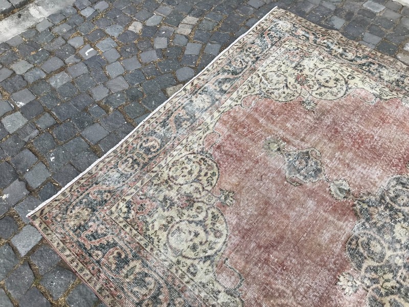 Bohemian Large Rug, Turkish Vintage Rug, Handmade Wool Rug, 6,5 x 10, ft gallery